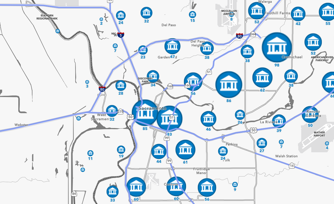 Card image of a map to illustrate anchor institutions.