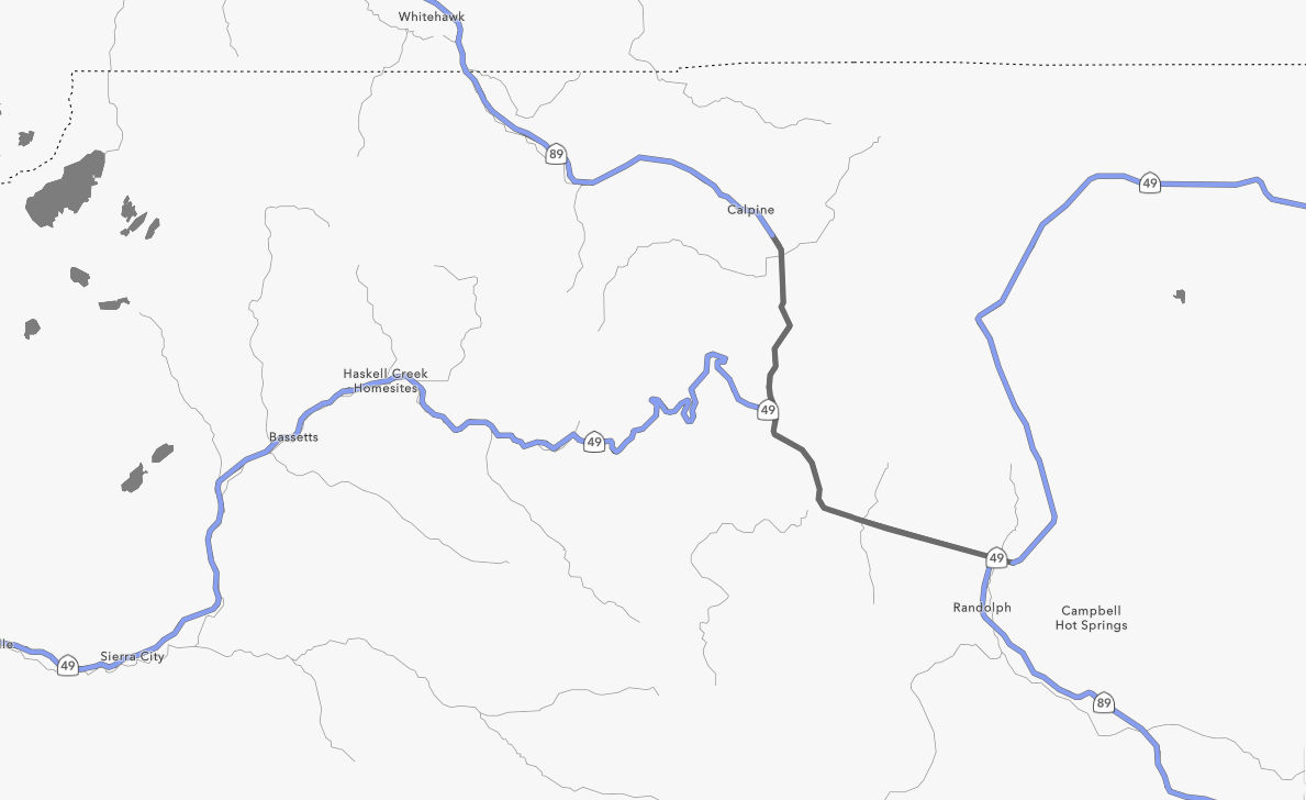 Card image of a map to illustrate regions underserved by middle-mile.